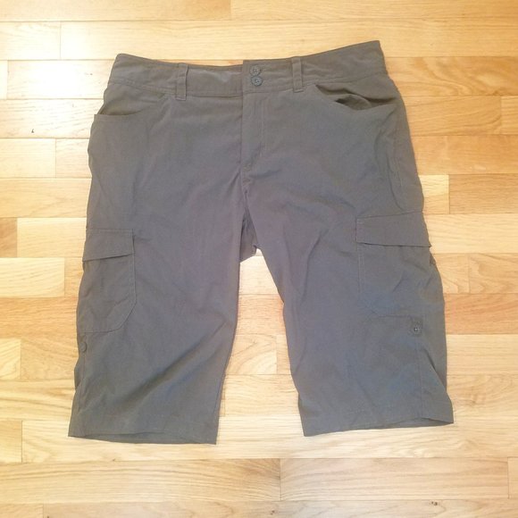 Patagonia Pants - Patagonia Bermuda / Convertible Cargo Shorts - Olive Green - 6